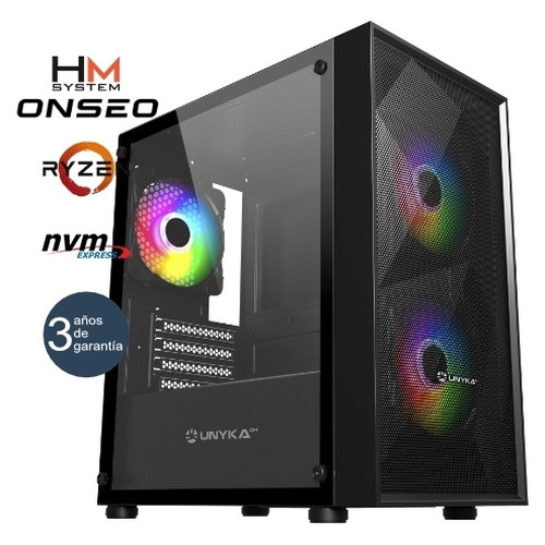 ONSEO Ryzen Gaming Core Silver - MT RGB - AMD Ryzen 5